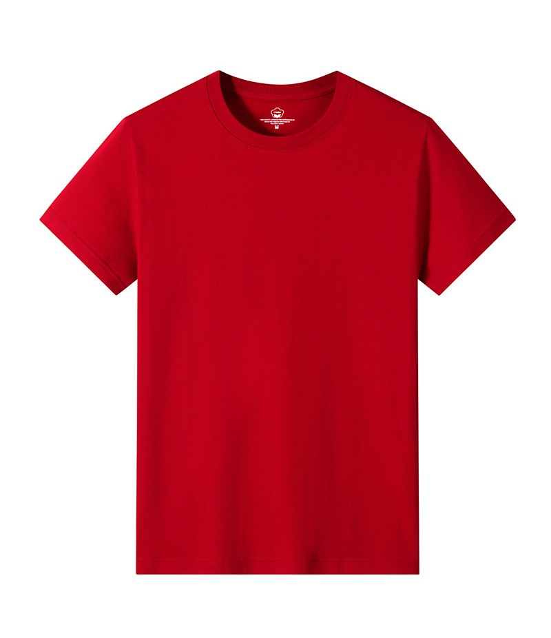 Men Casual Basic Solid Color Round Neck Short-Sleeved Large Size Loose T-Shirt