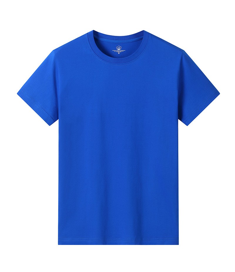 Men Casual Basic Solid Color Round Neck Short-Sleeved Large Size Loose T-Shirt