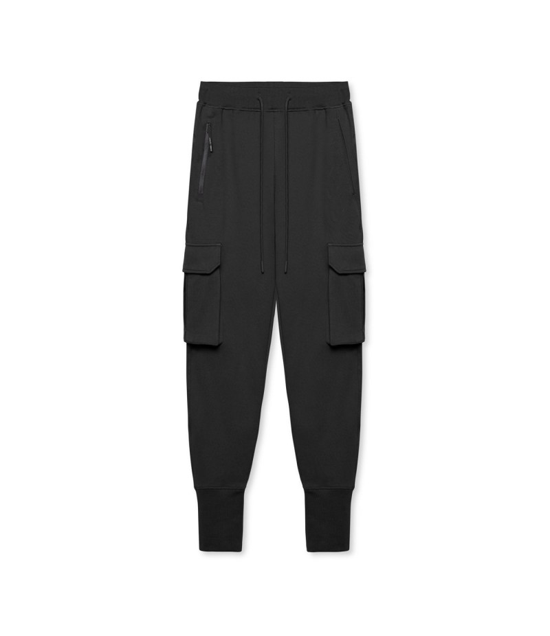 Men Fashion Casual Basic Versatile Solid Color Cargo Jogger Pants