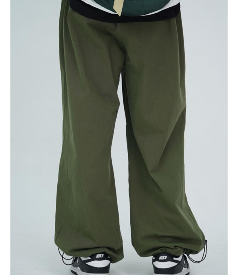 Men Fashion Casual Street Solid Color Loose Pants