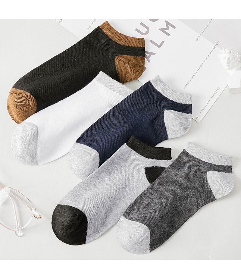 Men Fashion Breathable Sweat-Absorbent Socks 10 Pairs/Bag